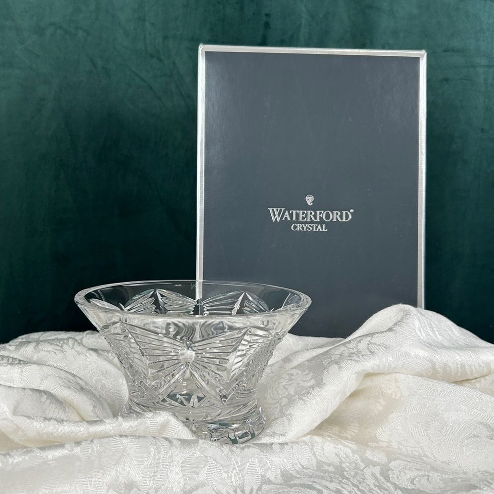 Vintage Clear Crystal Cut Crystal Waterford Celebration 6" Bowl